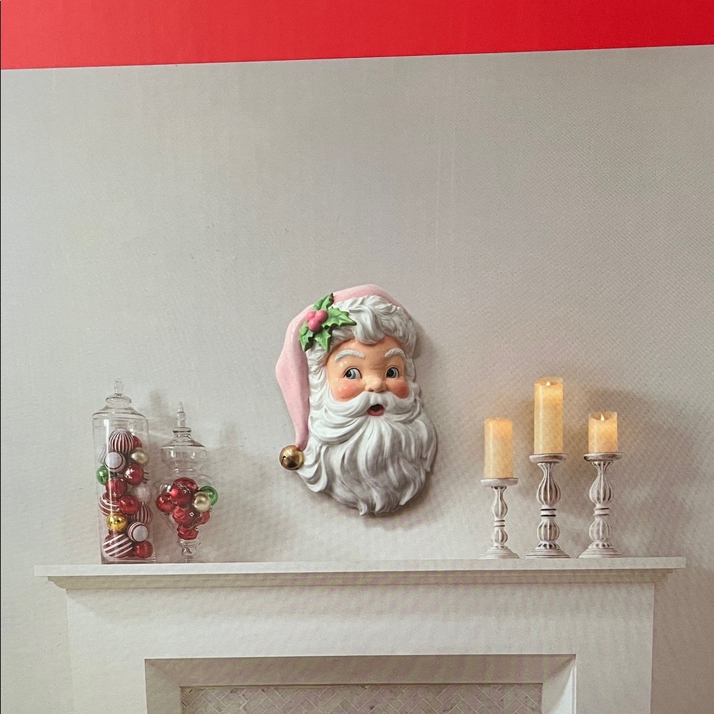 Martha Stewart Santa Claus, Figurine - White and pink musical - Picture 6 of 14